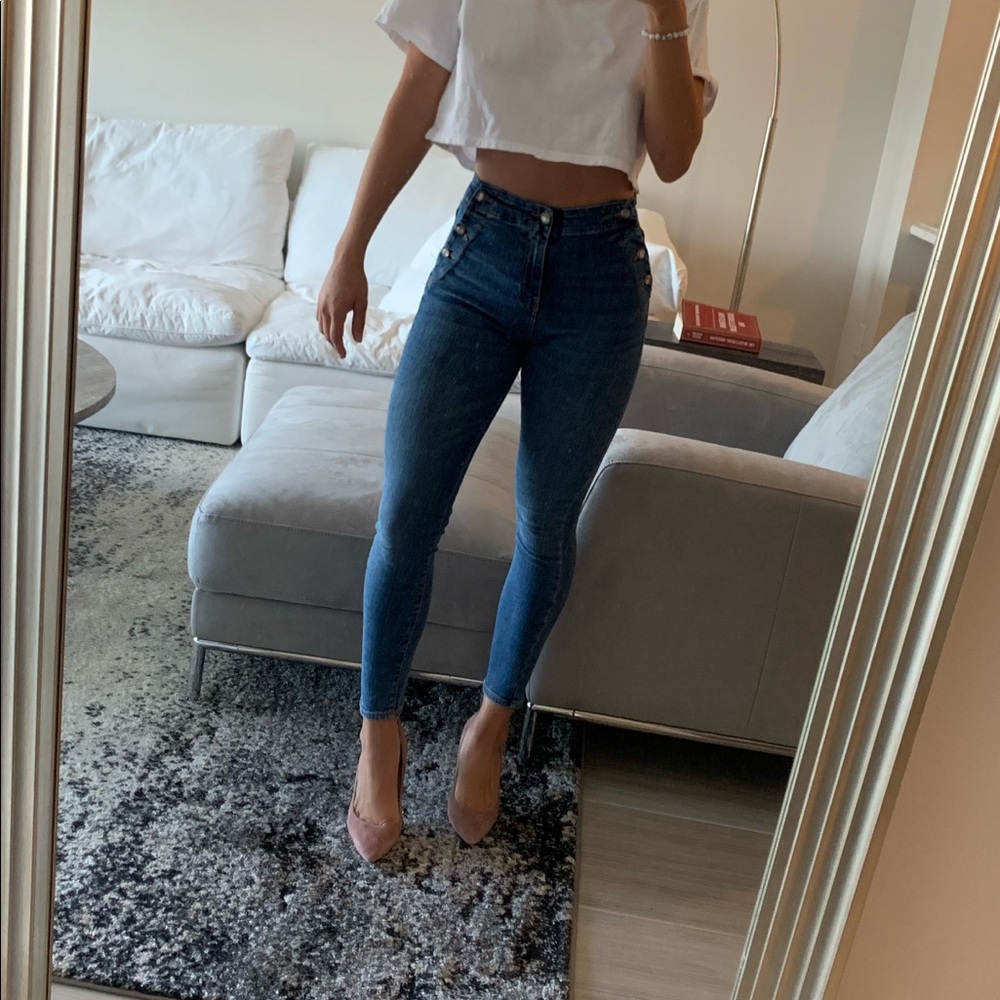 Zara Z1975 High Rise Skinny Jeans - size 2 - NWOT